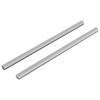 vidaXL Gewindestange 2 pcs Silber 6 x 120 mm Stahl
