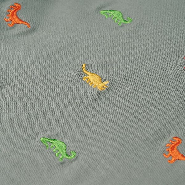 Kinder-Kurzarmshirt Khaki 128