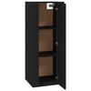 vidaXL TV-Wandschrank Schwarz 40x34,5x100 cm