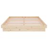 vidaXL Massivholzbett 140x200 cm