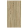 vidaXL Konsolentisch Sonoma-Eiche 100x39x75 cm Holzwerkstoff