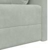 vidaXL Boden-Sofa-Bett Hellgrau 213 x 70 x 77 cm Samt