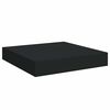 vidaXL Schweberegale 2 Stk. Schwarz 23x23,5x3,8 cm MDF