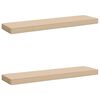 vidaXL 2-teilige Bankkissen VUGHT 2 pcs 100 % Polyester Creme