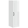 vidaXL Wandschrank PORTO Hochglanz Wei&szlig; 30 x 31 x 100 cm Holzwerkstoff
