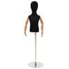 vidaXL Verstellbares 120-157 cm Mannequin mit Basis Unisex PP Schwarz