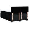 vidaXL Boxspringbett mit Matratze Schwarz 140x190 cm Stoff