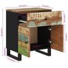 vidaXL Nachttisch 50x33x60 cm Altholz Massiv & Holzwerkstoff
