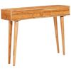 vidaXL Konsolentisch Braun 110 x 30 x 80 cm Massivholz Akazie