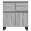 vidaXL Sideboard Grau Sonoma 60x35x70 cm Holzwerkstoff