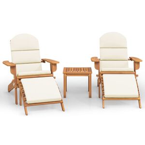 vidaXL 3-tlg. Garten-Lounge-Set Adirondack Massivholz Akazie