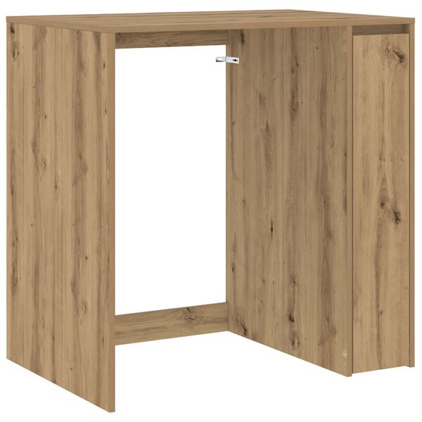 vidaXL Waschmaschinen-Schrank mit T&uuml;r Artisan-Eiche 87 x 60 x 89 cm