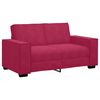 vidaXL 2-Sitzer-Sofa Weinrot 120 cm Samt