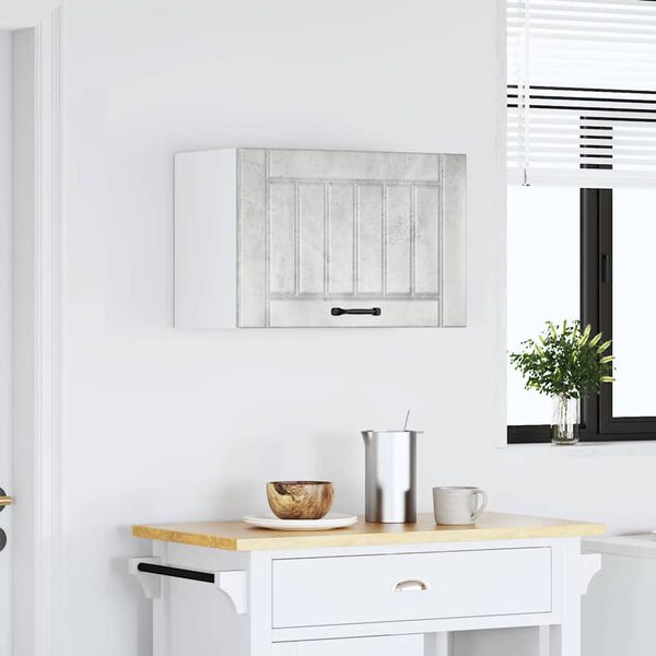 vidaXL K&uuml;chen-H&auml;ngeschrank Lucca Betongrau Holzwerkstoff