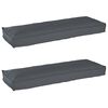 vidaXL Palettenkissenset 2 stk. Oxford-Stoff Anthrazit