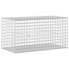 vidaXL Gabione mit 5 mm Draht und 5x5 cm Maschen 100x50x50 cm