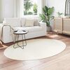 vidaXL Bereichsteppiche Oval HUARTE Creme 200 x 140 cm 100 %Polyester