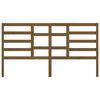 vidaXL Bett-Kopfteil Honigbraun 186x4x104 cm Massivholz Kiefer