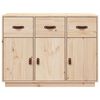 vidaXL Sideboard 100x40x75 cm Massivholz Kiefer