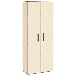 vidaXL Schuhschrank Creme 60x30x166 cm Stoff