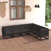 vidaXL 6-tlg. Garten-Lounge-Set mit Kissen Massivholz Kiefer