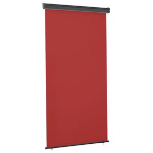 vidaXL Balkon-Seitenmarkise 125x250 cm Rot