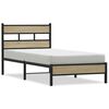 vidaXL Bettgestell ohne Matratze Sonoma-Eiche 90x200 cm Holzwerkstoff