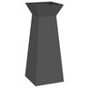 vidaXL S&auml;ulen Pflanzer 2 pcs Schwarz 40 x 40 x 100 cm