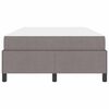 vidaXL Boxspringbett Taupe 120 x 190 cm Stoff