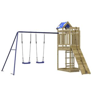 vidaXL Spielturm Impr&auml;gniertes Kiefernholz