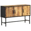 vidaXL Sideboard 110x30x70 cm Raues Mangoholz