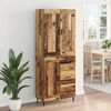 vidaXL Highboard mit Schubladen 2 pcs Altholz Holzwerkstoff