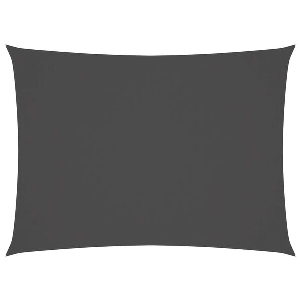 vidaXL Sonnensegel Oxford-Gewebe Rechteckig 2x3,5 m Anthrazit