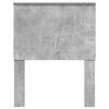 vidaXL Kopfteil mit Kopfteil Beton Grau 75 cm Holzwerkstoff