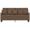 vidaXL 2-Sitzer-Sofa Braun 140 cm Stoff