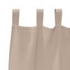 vidaXL Verdunkelungs-Vorh&auml;nge mit Ringen 2 pcs Taupe 175 x 140 cm