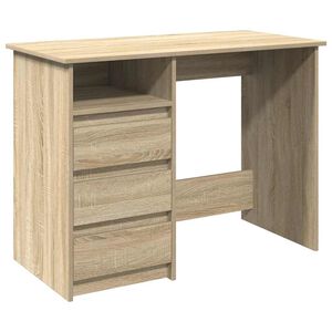 vidaXL Schreibtisch Sonoma-Eiche 102x50x75 cm Holzwerkstoff