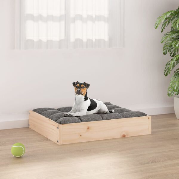 vidaXL Hundebett 51,5x44x9 cm Massivholz Kiefer