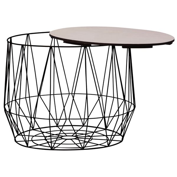 vidaXL Couchtische 2 Stk. Schwarz