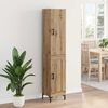 vidaXL Highboard Artisan-Eiche 69,5 x 34 x 180 cm Holzwerkstoff