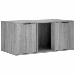 vidaXL Katzenkiste M&ouml;bel Sonoma-Grau 100 x 49 x 45 cm Holzwerkstoff