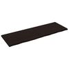 vidaXL Wandregal Dunkelbraun 180x60x(2-4)cm Massivholz Eiche Behandelt