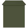vidaXL Au&szlig;enlagerbox Olive Gr&uuml;n 100 x 50,5 x 50 cm Stahl