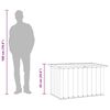 vidaXL Gartenbox Anthrazit 109x67x65 cm