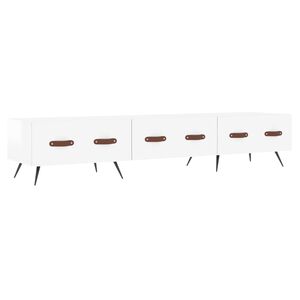 vidaXL TV-Schrank Hochglanz-Wei&szlig; 150x36x30 cm Holzwerkstoff