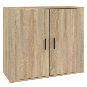 vidaXL Sideboard Sonoma-Eiche 80x33x70 cm Holzwerkstoff