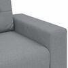 vidaXL 3-Sitzer-Sofa Hellgrau 180 cm Stoff