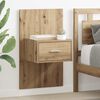 vidaXL Nachttisch 2 pcs Artisan-Eiche 50 x 32,5 x 80cm Holzwerkstoff