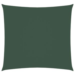 vidaXL Sonnensegel Oxford-Gewebe Quadratisch 2x2 m Dunkelgr&uuml;n