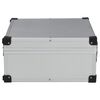 vidaXL Werkzeugkoffer 46 x 33 x 16 cm Silber Aluminium